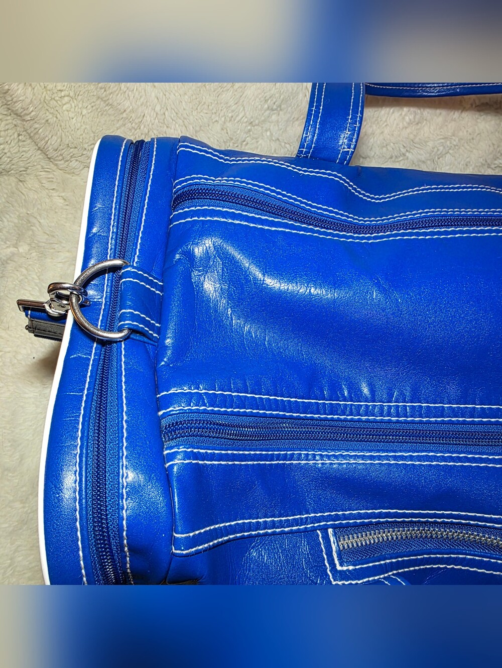 VNTG 2009 Adidas Originals Adicolor Teambag Blue A43008 - NEAR MINT CONDITION - Picture 9 of 16